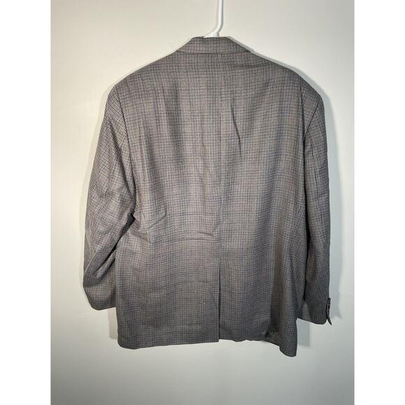 Ralph Lauren Blazer Jacket Mens Size 44R Houndstooth Sports Coat 2 Button - Picture 6 of 14